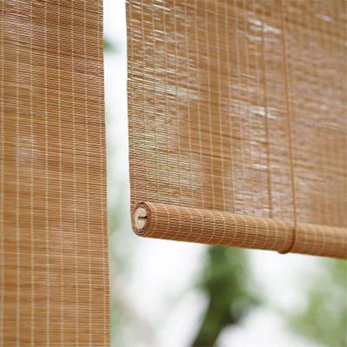 Baik Blok Bambu Bambu Roller Blinds